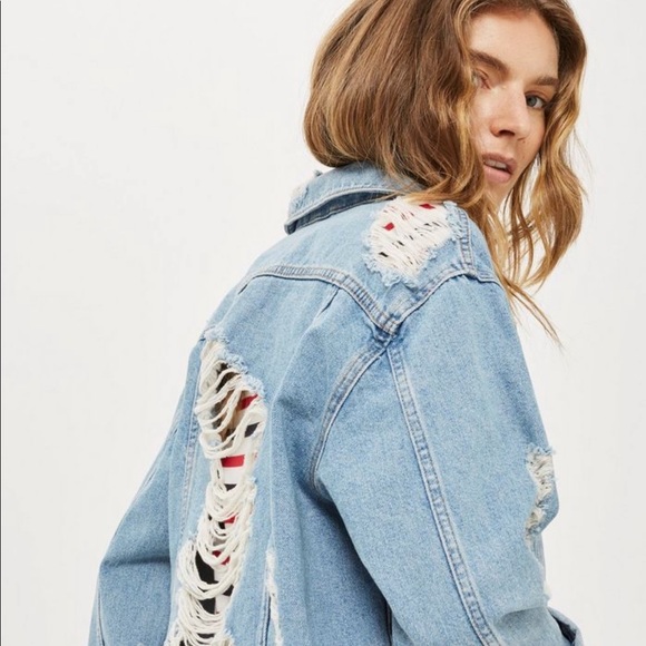 oversized jean jacket fashion nova